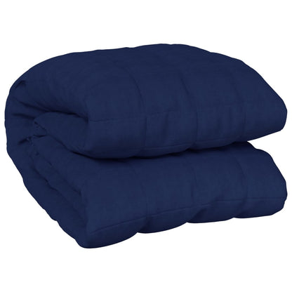 Berkfield Weighted Blanket Blue 135x200 cm Single 10 kg Fabric