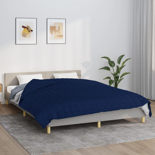 Berkfield Weighted Blanket Blue 200x230 cm 9 kg Fabric