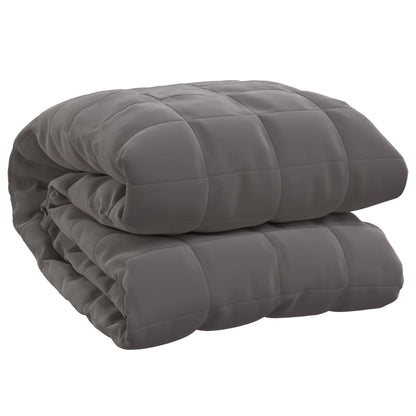 Berkfield Weighted Blanket Grey 122x183 cm 5 kg Fabric