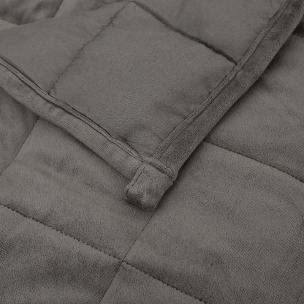Berkfield Weighted Blanket Grey 122x183 cm 5 kg Fabric