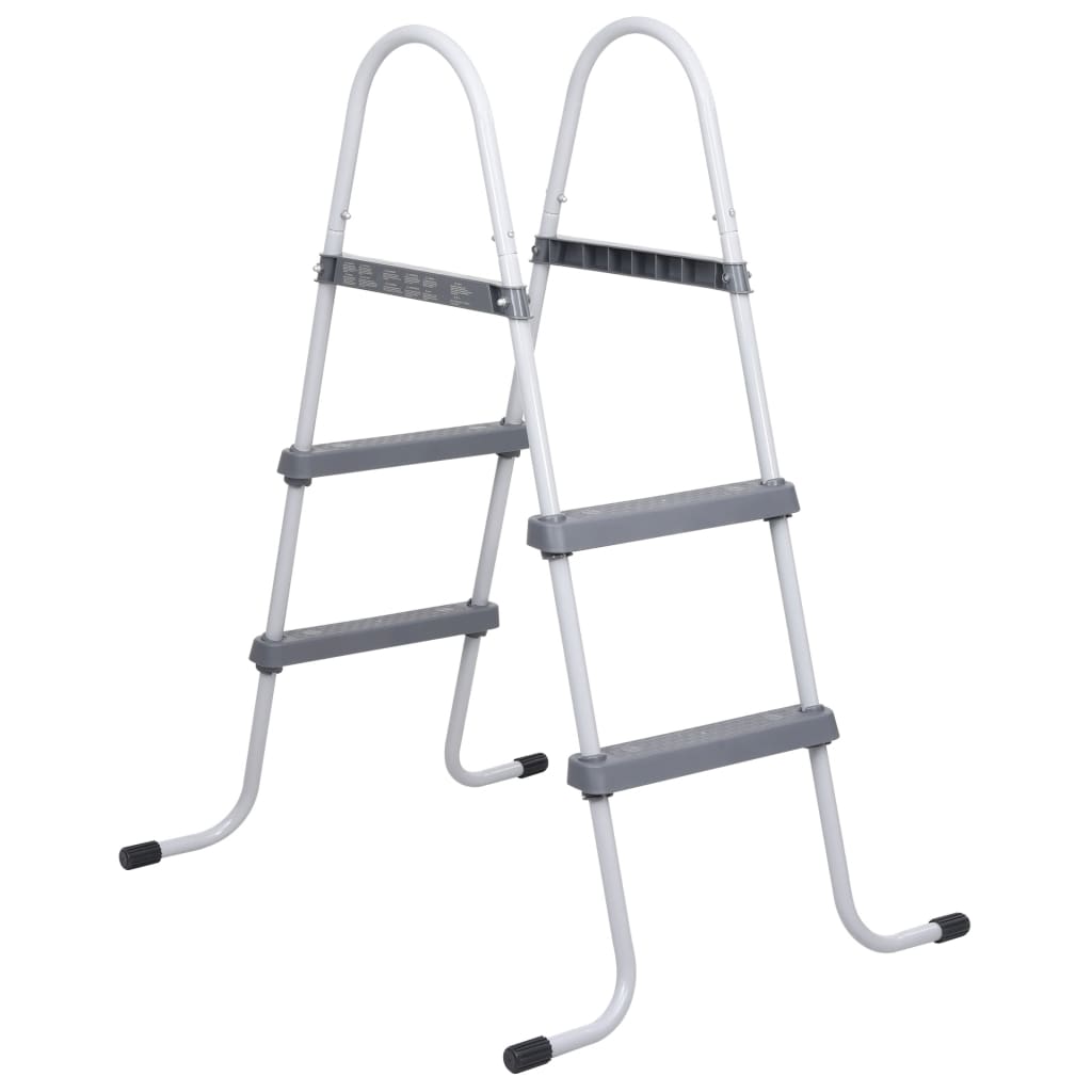 Berkfield Pool Ladder Grey 84 cm Steel