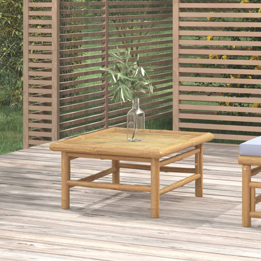 Berkfield Garden Table 65x55x30 cm Bamboo