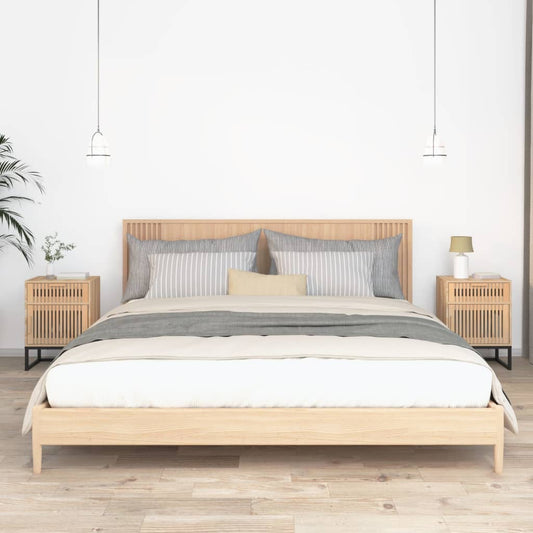 Berkfield Bedside Cabinets 2 pcs 40x30x55.5 cm Engineered Wood&Iron