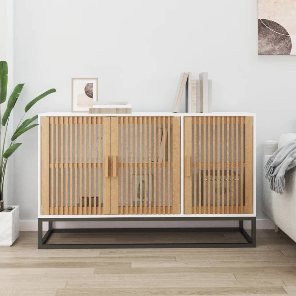 Berkfield Sideboard White 105x30x65 cm Engineered Wood