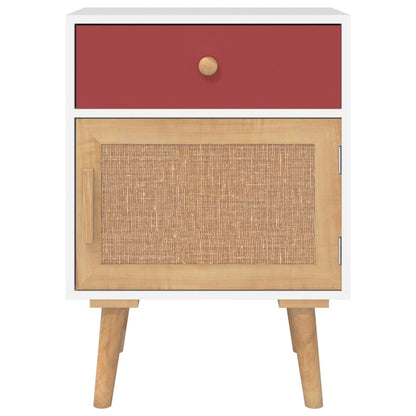 Berkfield Bedside Cabinet White 40x30x55 cm Engineered Wood