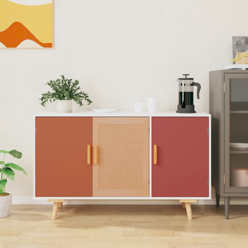 Berkfield Sideboard White 105x30x65.5 cm Engineered Wood