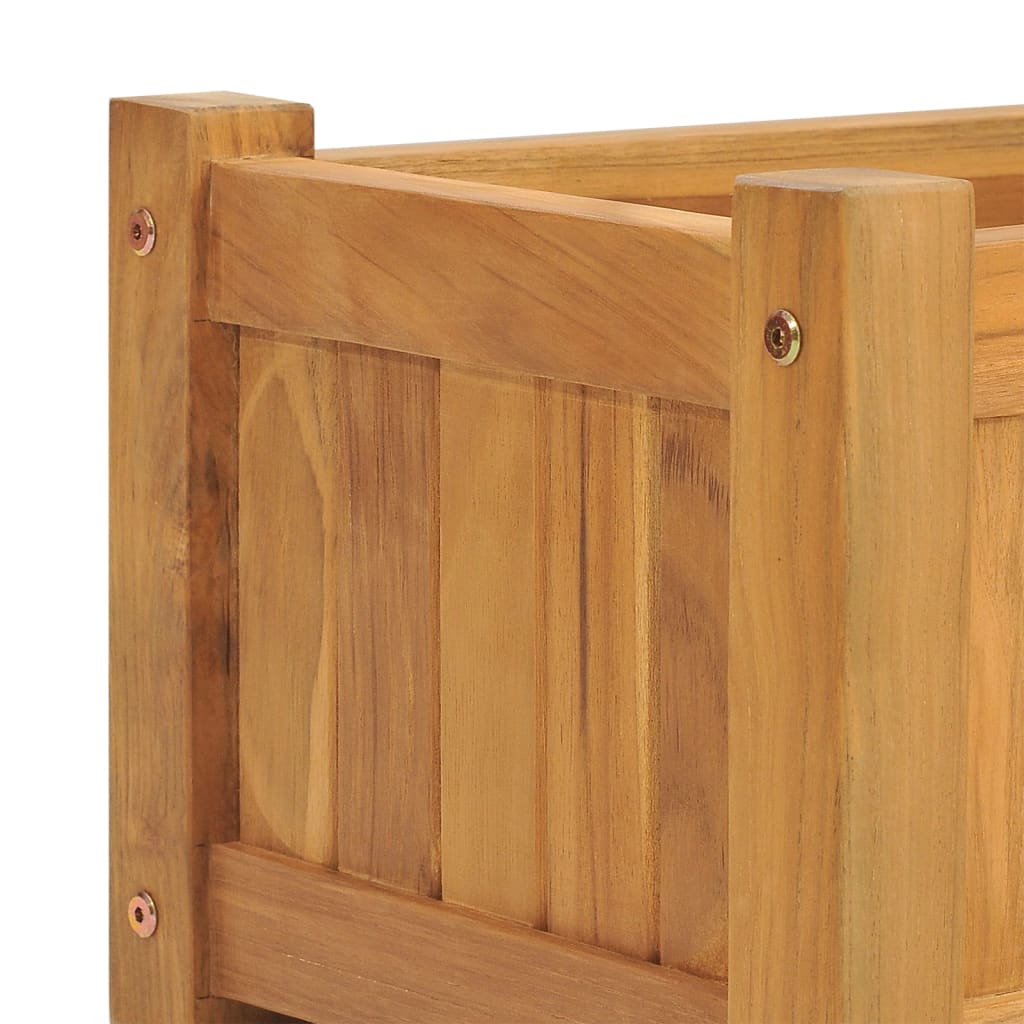 Berkfield Raised Bed 150x30x25 cm Solid Wood Teak