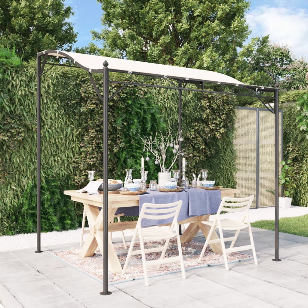 Berkfield Canopy Cream 2x2.3 m 180 g/må_ Fabric and Steel