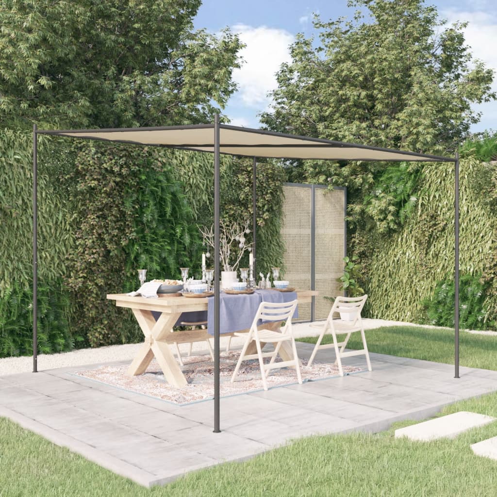 Berkfield Gazebo Beige 3x3 m 180 g/m�__ Fabric and Steel