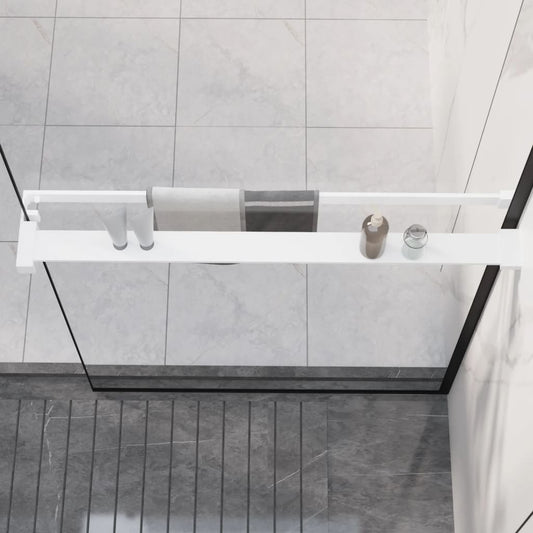 Berkfield Shower Shelf for Walk-in Shower Wall White 80 cm Aluminium