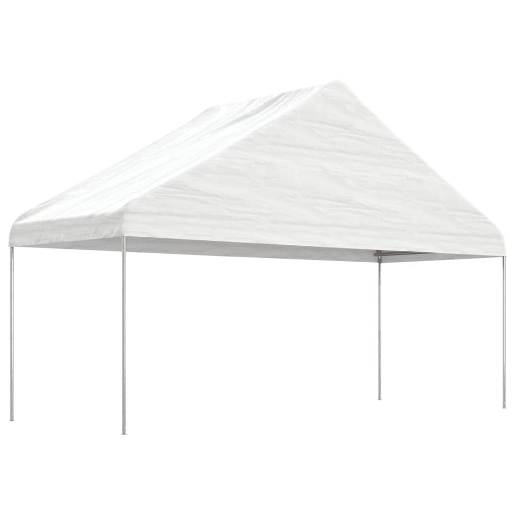 Berkfield Gazebo with Roof White 5.88x2.23x3.75 m Polyethylene