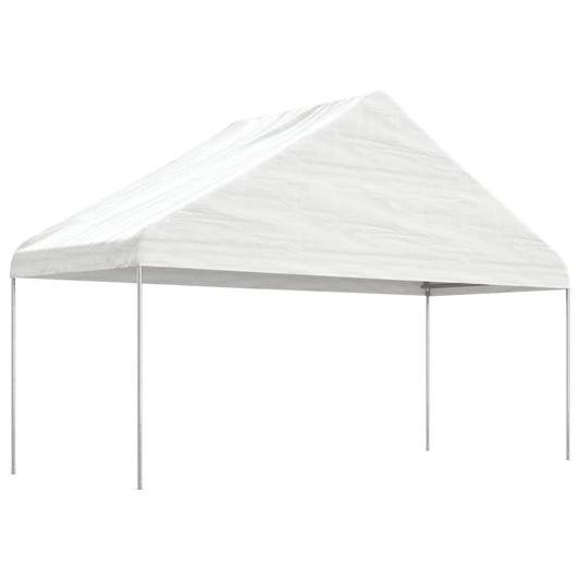 Berkfield Gazebo with Roof White 5.88x2.23x3.75 m Polyethylene
