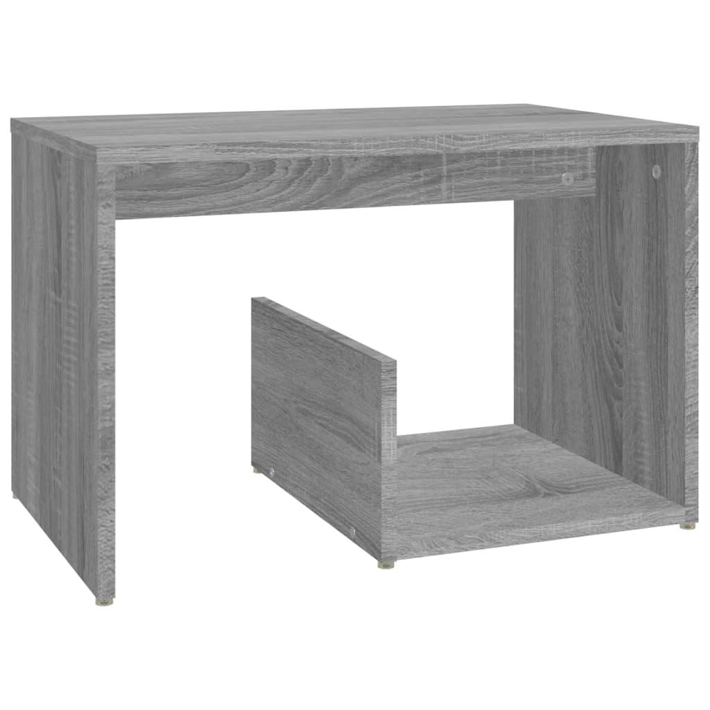 Berkfield Side Table Grey Sonoma 59x36x38 cm Engineered Wood