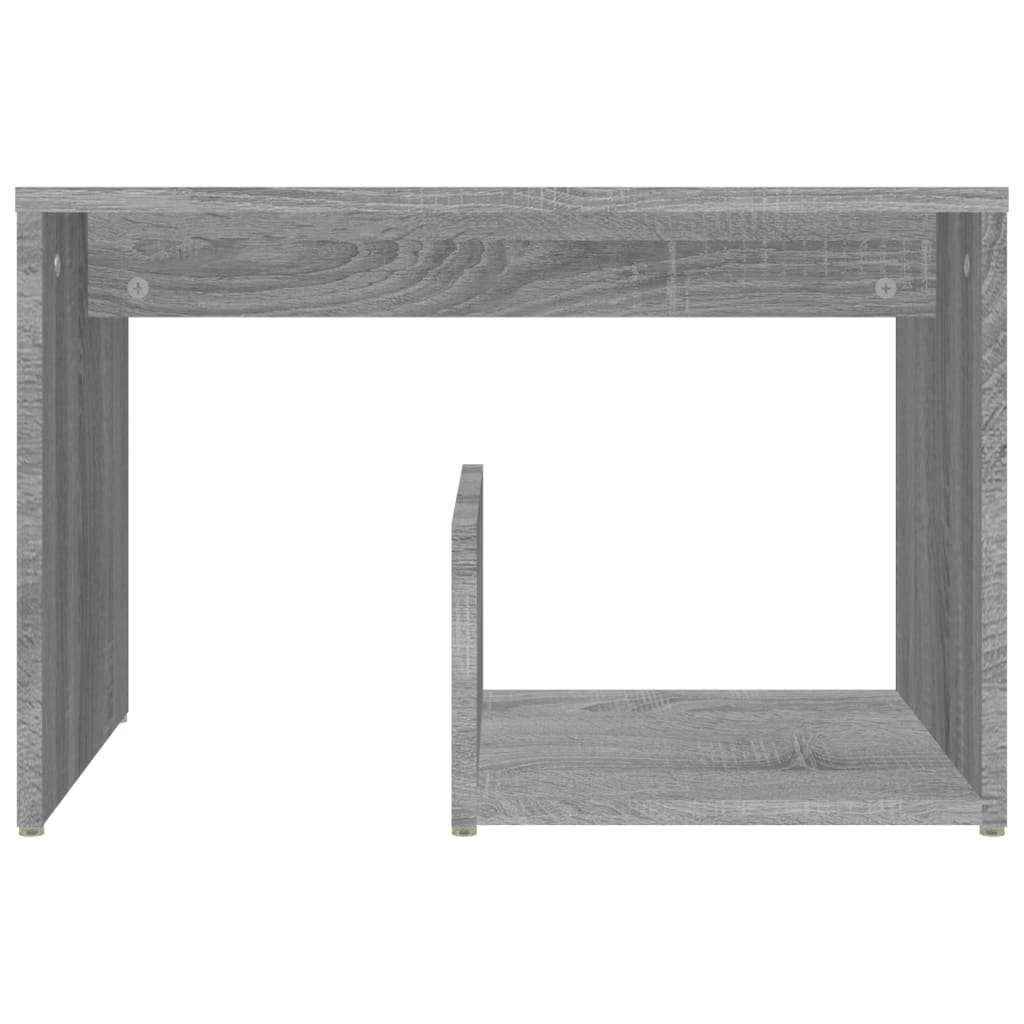 Berkfield Side Table Grey Sonoma 59x36x38 cm Engineered Wood