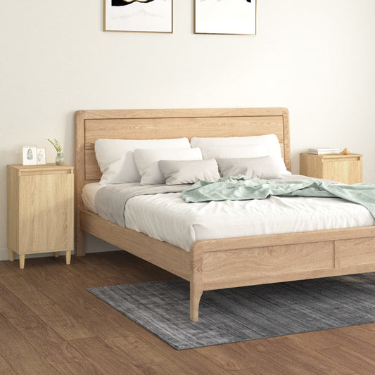 Berkfield Bedside Cabinets 2 pcs Sonoma Oak 40x35x70 cm Engineered Wood