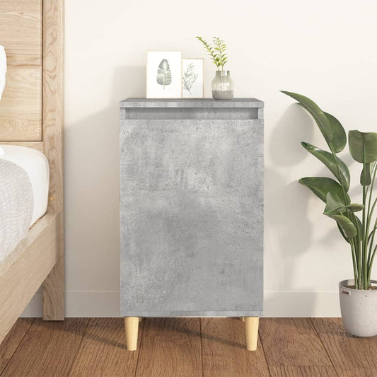 Berkfield Bedside Cabinet Concrete Grey 40x35x70 cm Engineered Wood