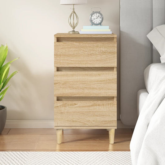 Berkfield Bedside Cabinet Sonoma Oak 40x35x70 cm Engineered Wood
