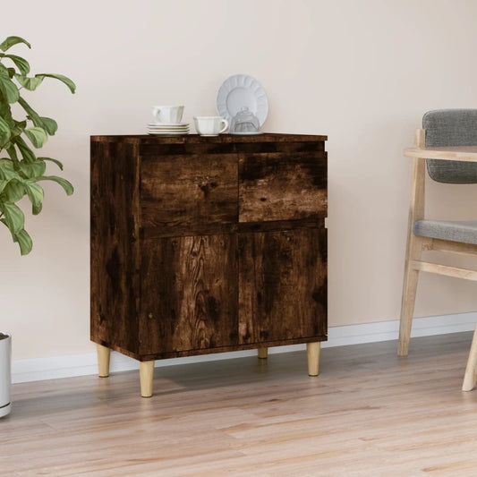 Berkfield Sideboard Smoked Oak 60x35x70 cm Engineered Wood