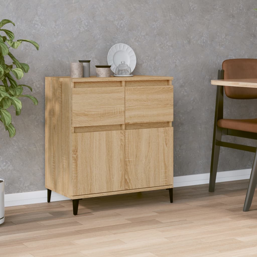 Berkfield Sideboard Sonoma Oak 60x35x70 cm Engineered Wood
