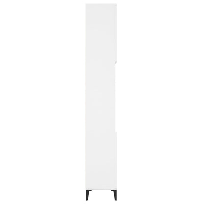 Berkfield Bathroom Cabinet White 30x30x190 cm Engineered Wood
