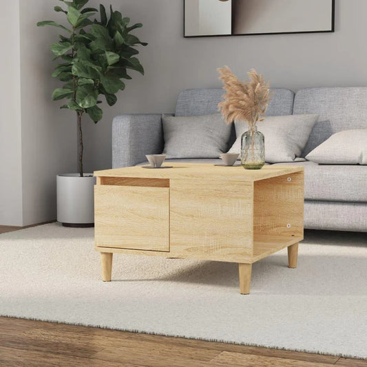 Berkfield Coffee Table Sonoma Oak 55x55x36.5 cm Engineered Wood