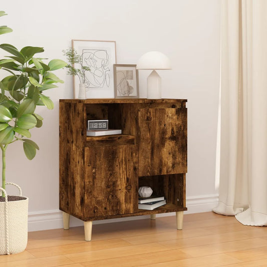 Berkfield Sideboard Smoked Oak 60x35x70 cm Engineered Wood