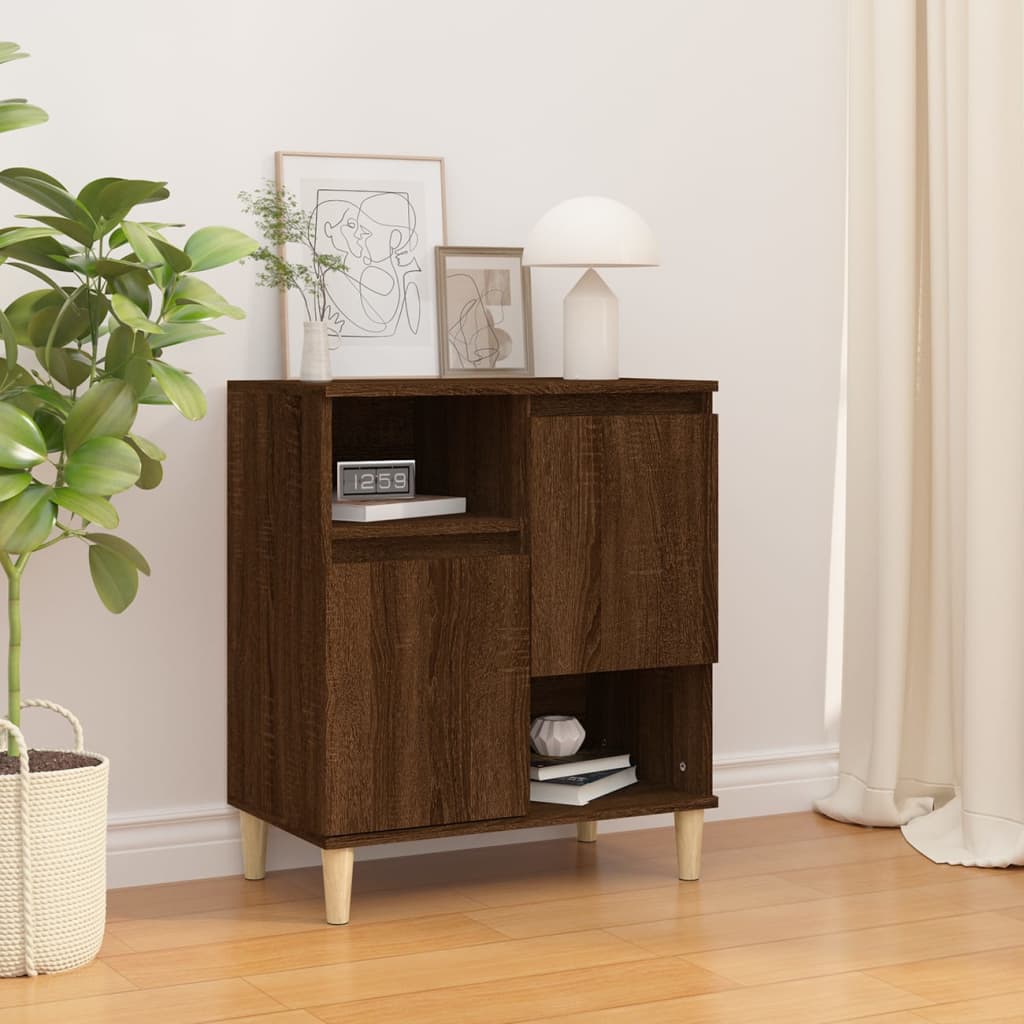 Berkfield Sideboard Brown Oak 60x35x70 cm Engineered Wood