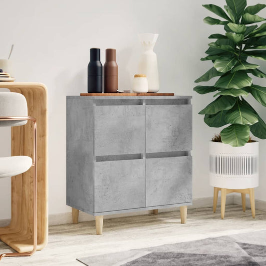 Berkfield Sideboard Concrete Grey 60x35x70 cm Engineered Wood