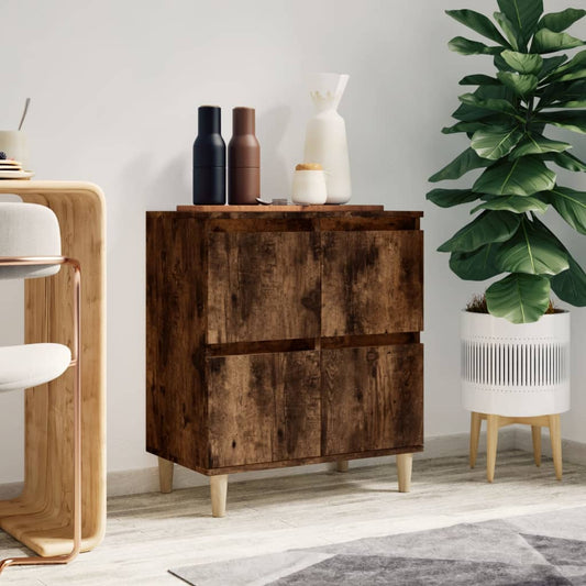 Berkfield Sideboard Smoked Oak 60x35x70 cm Engineered Wood