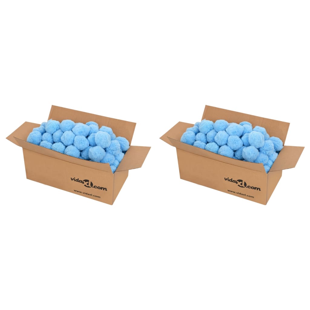 Berkfield Anti Bacteria Pool Filter Balls Blue 1400 g Polyethylene