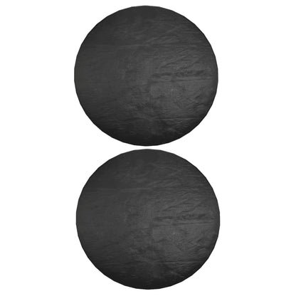 Berkfield Garden Furniture Covers 2 pcs 6 Eyelets �_�”�_125x75 cm Round