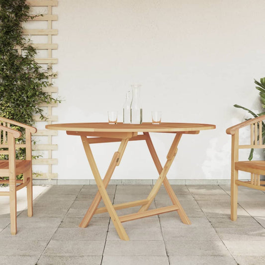 Berkfield Folding Garden Table �_�”�_ 120x75 cm Solid Wood Teak