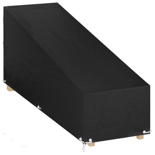 Berkfield Sunlounger Cover 12 Eyelets 205x75x40/70 cm Polyethylene