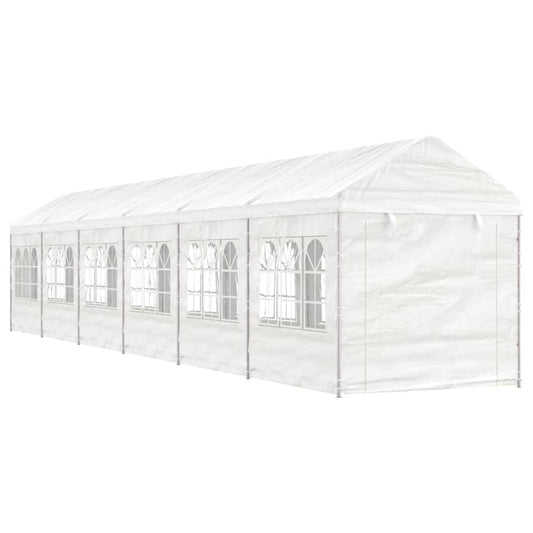 Berkfield Gazebo with Roof White 13.38x2.28x2.69 m Polyethylene