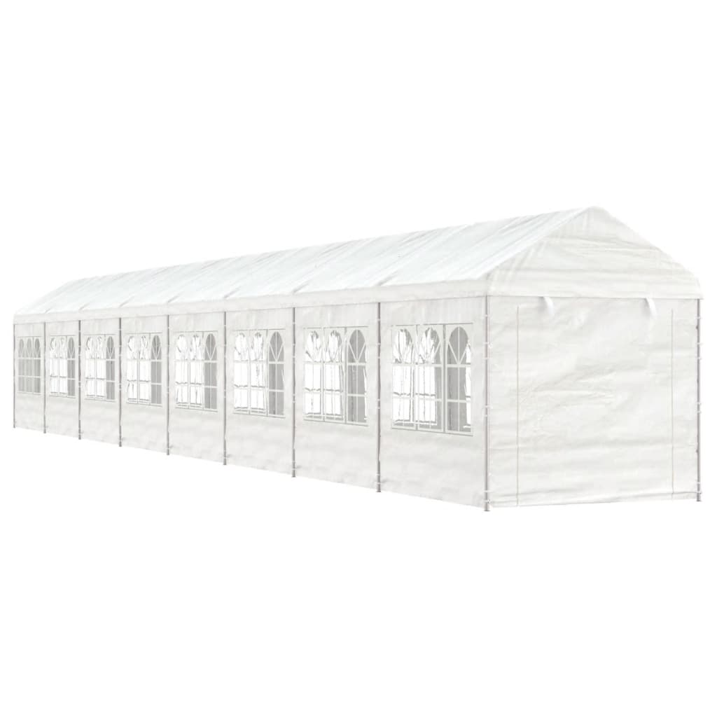 Berkfield Gazebo with Roof White 17.84x2.28x2.69 m Polyethylene