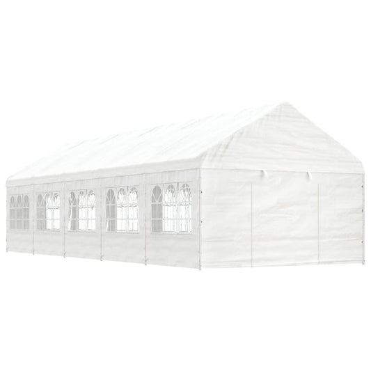 Berkfield Gazebo with Roof White 11.15x4.08x3.22 m Polyethylene