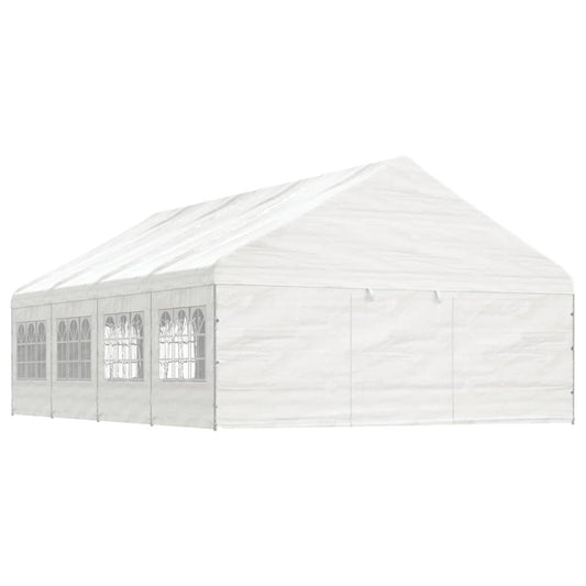 Berkfield Gazebo with Roof White 8.92x5.88x3.75 m Polyethylene