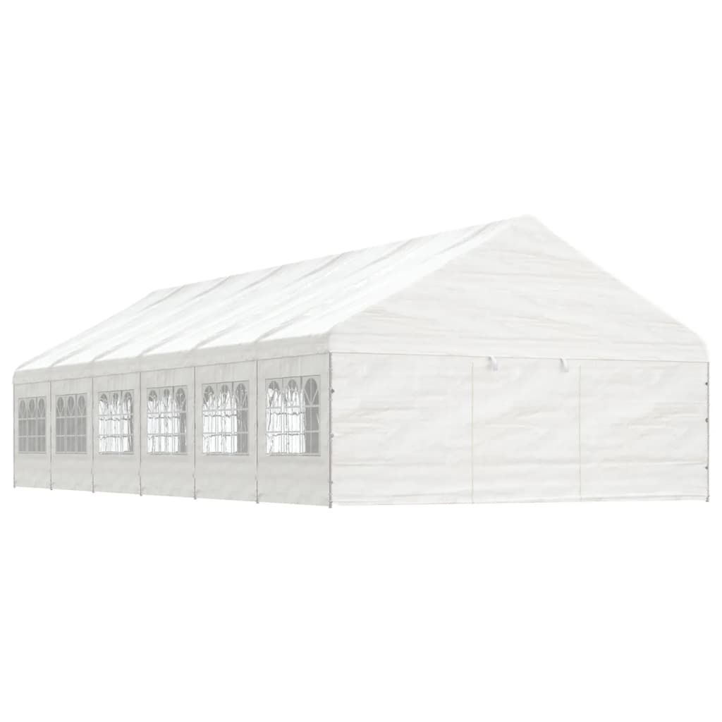 Berkfield Gazebo with Roof White 13.38x5.88x3.75 m Polyethylene