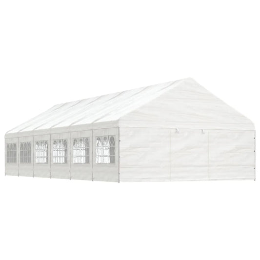 Berkfield Gazebo with Roof White 13.38x5.88x3.75 m Polyethylene