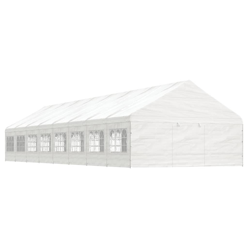 Berkfield Gazebo with Roof White 17.84x5.88x3.75 m Polyethylene