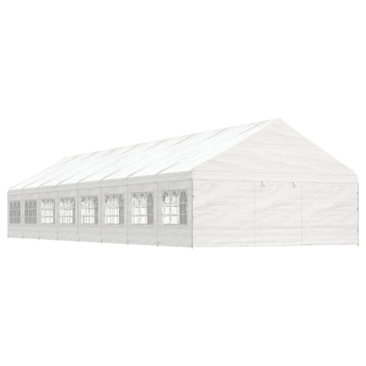 Berkfield Gazebo with Roof White 17.84x5.88x3.75 m Polyethylene