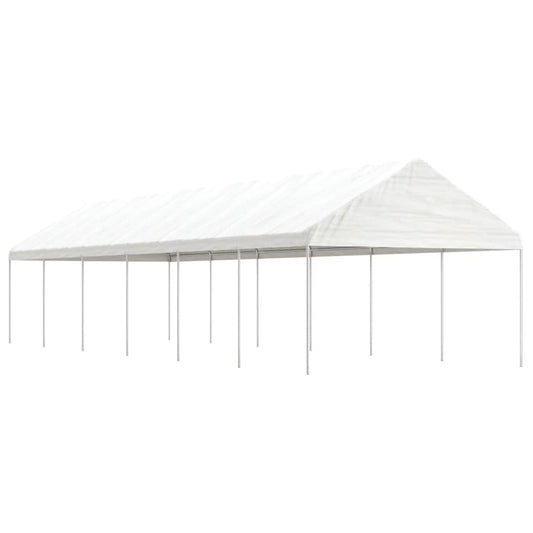 Berkfield Gazebo with Roof White 13.38x4.08x3.22 m Polyethylene