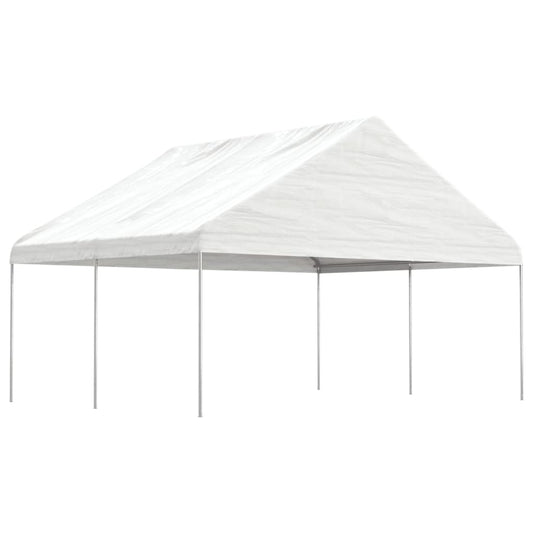 Berkfield Gazebo with Roof White 4.46x5.88x3.75 m Polyethylene