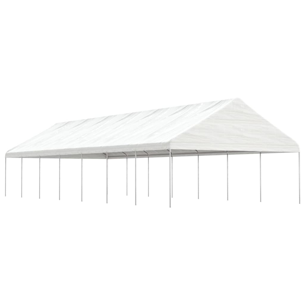 Berkfield Gazebo with Roof White 15.61x5.88x3.75 m Polyethylene