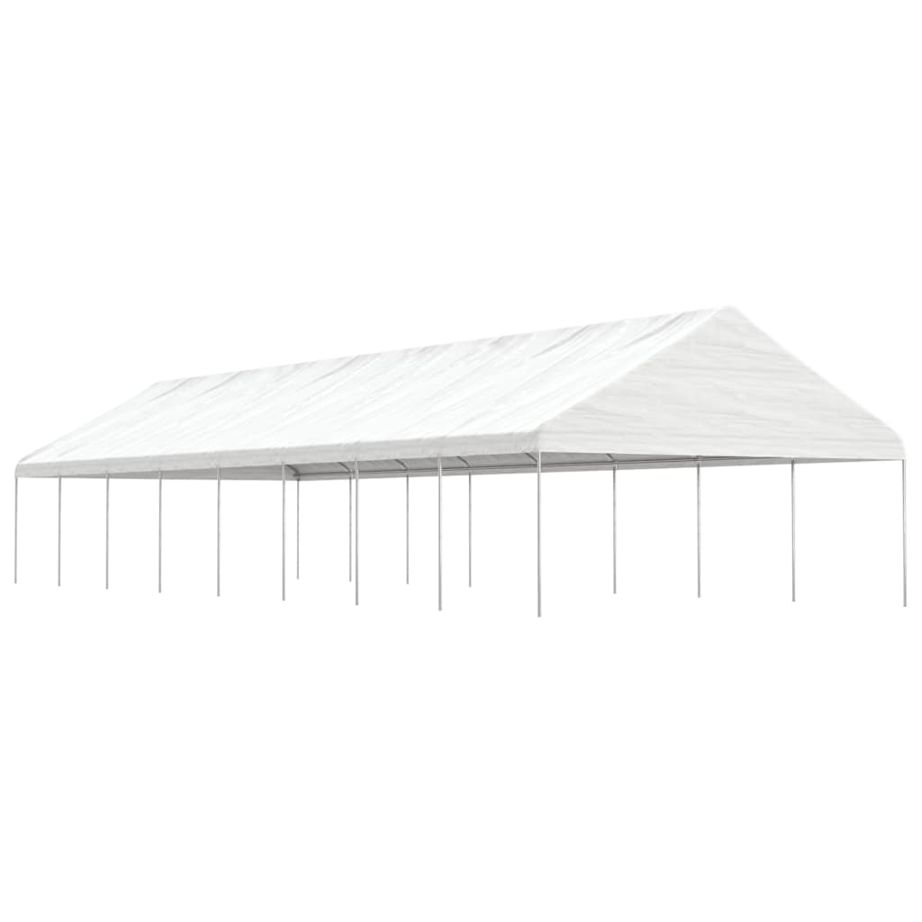 Berkfield Gazebo with Roof White 17.84x5.88x3.75 m Polyethylene