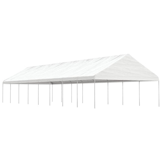 Berkfield Gazebo with Roof White 17.84x5.88x3.75 m Polyethylene
