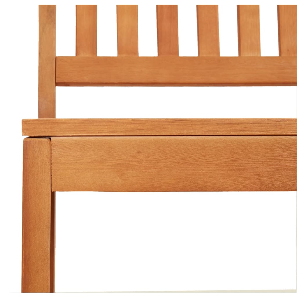 Berkfield Garden Bench 80 cm Solid Wood Eucalyptus