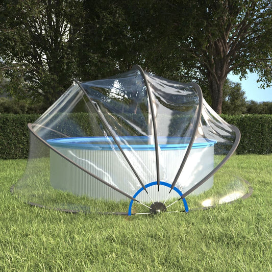 Berkfield Pool Dome Round 467x234 cm PVC