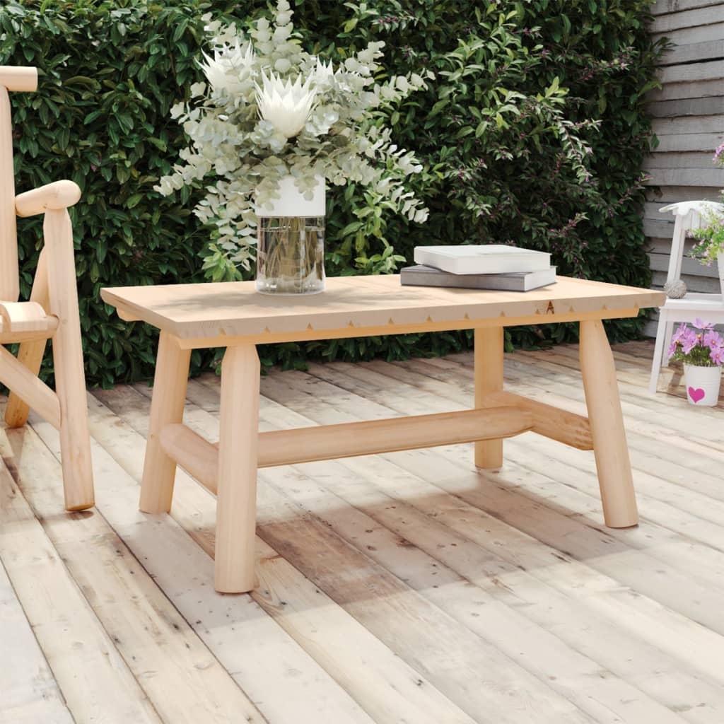 Berkfield Coffee Table 90x50x41 cm Solid Wood Spruce