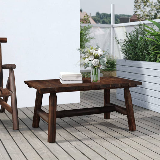 Berkfield Coffee Table 90x50x41 cm Solid Wood Spruce